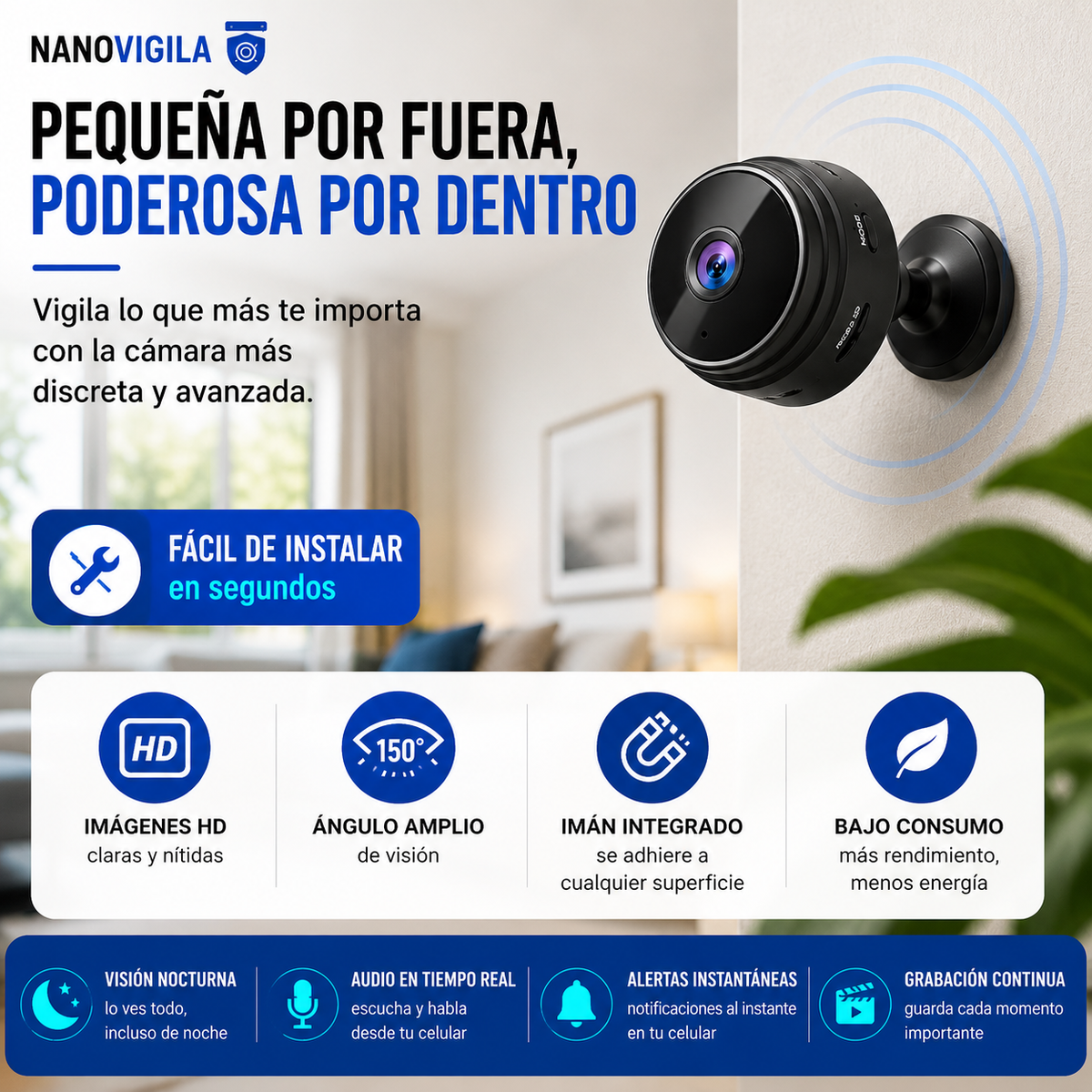 NANOCAM SEGURIDAD A9