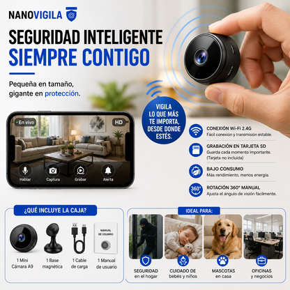 NANOCAM SEGURIDAD A9