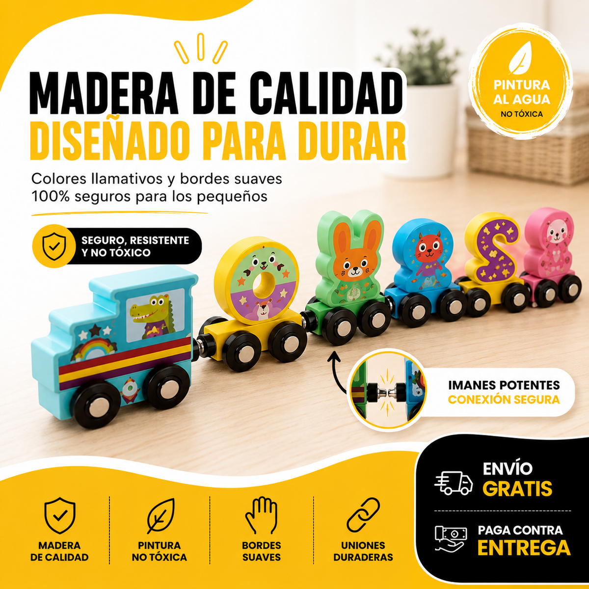 TREN MAGNETICO DE NUMEROS