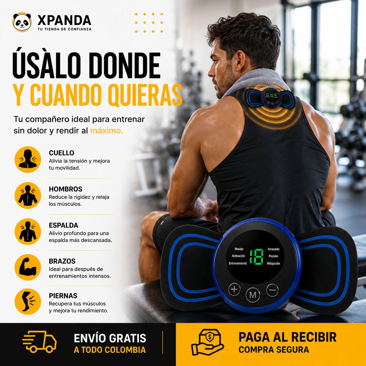 Parche Masajeador Inteligente