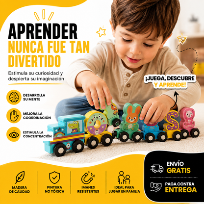 TREN MAGNETICO DE NUMEROS