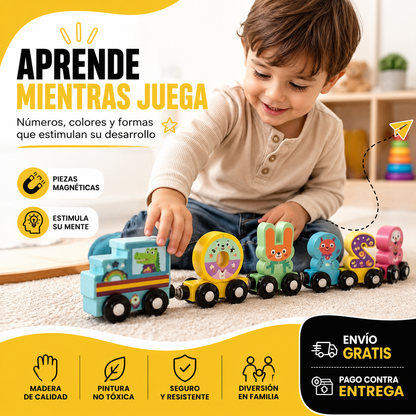 TREN MAGNETICO DE NUMEROS