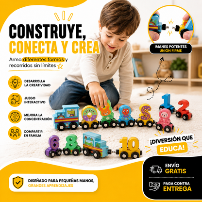 TREN MAGNETICO DE NUMEROS
