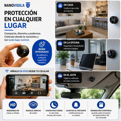 NANOCAM SEGURIDAD A9