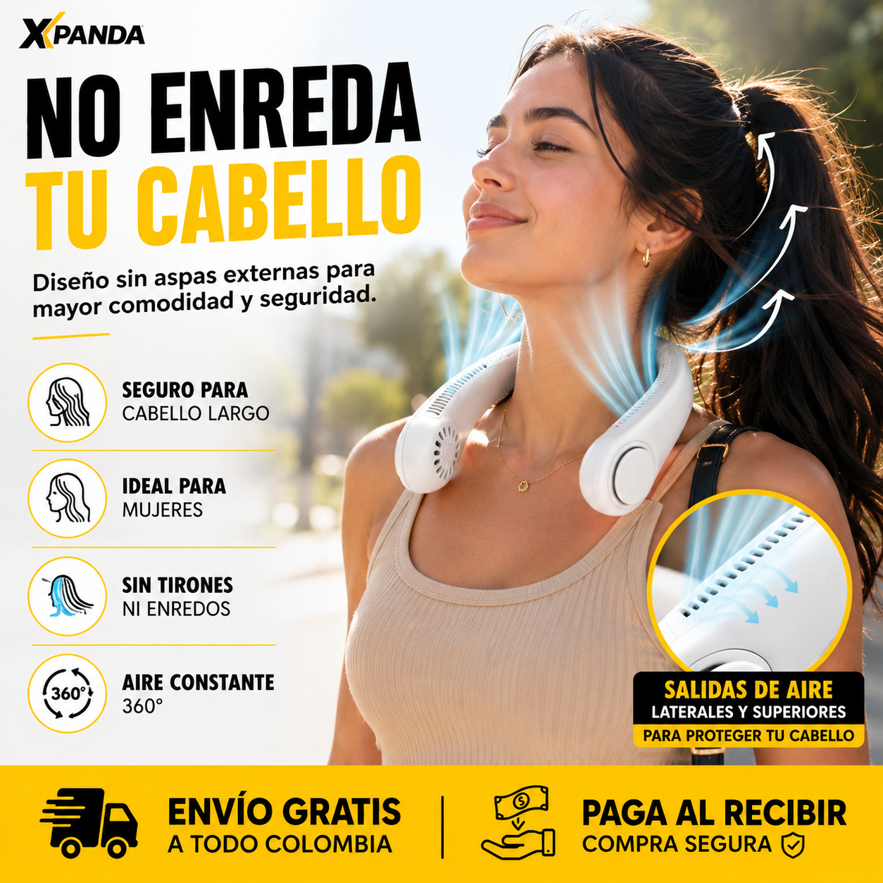 Ventilador Portatil Para Cuello