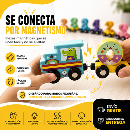 TREN MAGNETICO DE NUMEROS