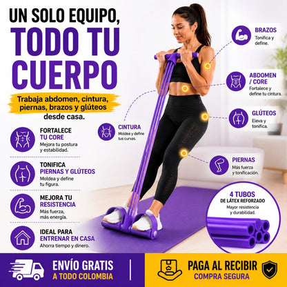 Banda de resistencia con pedal
